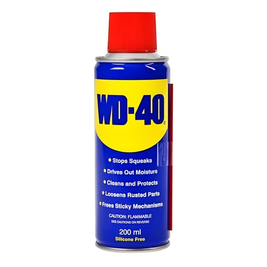 Wd-40 Çok Amaçlı Sıvı, Yağ Çözücü, Pas Sökücü, Makine ve Elektrikli Cihazlar için Temizleyici ve Koruyucu 200 Ml