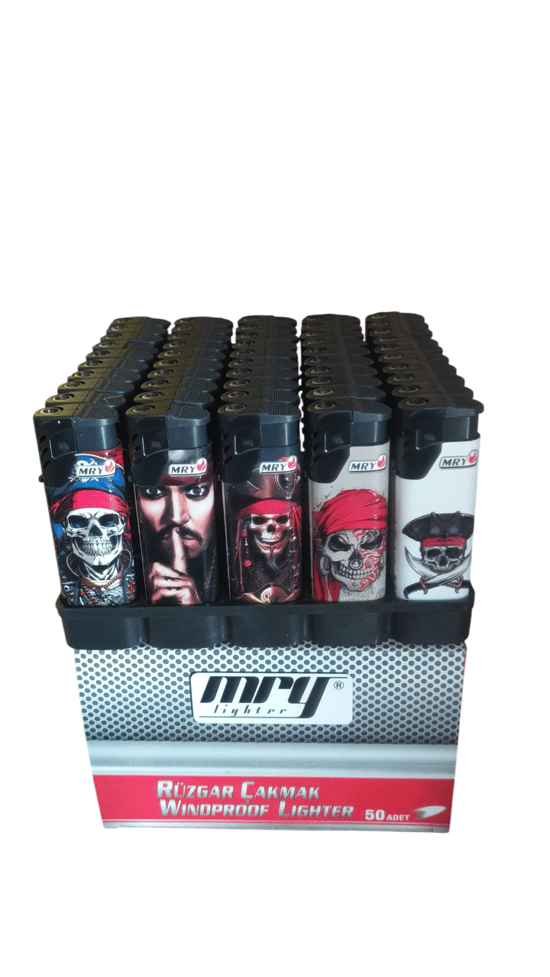 Mry Dolumlu İzgaralı Manyetolu (korsan) Jet Çakmak