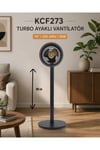 Vanti 132cm (52inç) Led Işıklı Dekoratif Tavan Vantilatörü 40w Uzaktan Kumandalı 3 Pervane Antrasit