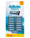 Gillette Mach3 Sport Yedek Tıraş Bıçağı 15'li Kartela
