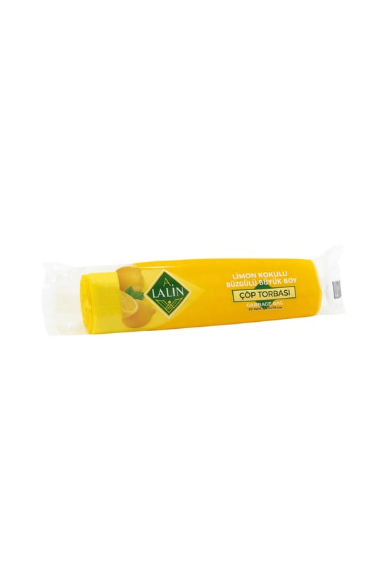 Alalin Çöp Torbası Büzgülü Limon Büyük 10'lu