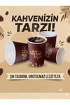 Bicup 225 Adet 8 Oz Karton Bardak 240 Ml Kapasiteli Sızdırmaz Kahve Çay Meşrubat Bardağı Sıcağa Dayanıklı Karton Bardak