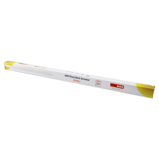 İnura Global Led Etanj Su ve Toz Geçirmez Bant Armatür Lamba Ampul Beyaz ve 6500k Bandı 2'li Eamp-082/1