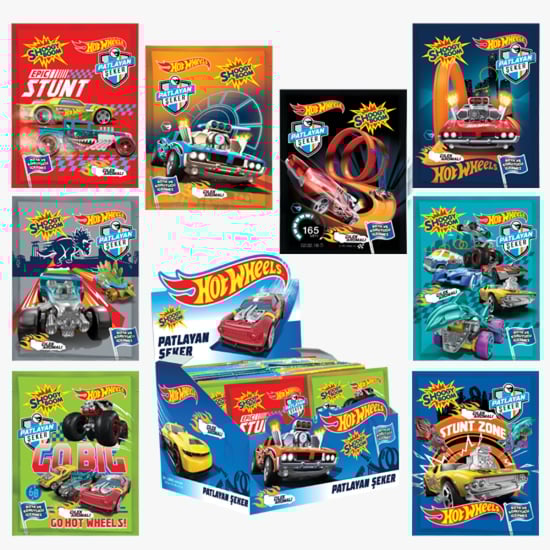 Hotwheels Lisanslı 12 Gr Patlayan Şekerli Lolipop