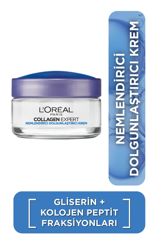 Collagen Expert Kırışıklık Karşıtı Nemlendirici ve Dolgunlaştırıcı Yüz Bakım Kremi 50 Ml