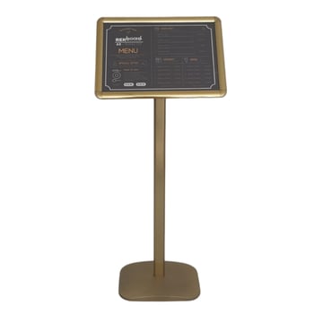 Dekoratif Menü Panosu A3 Gold