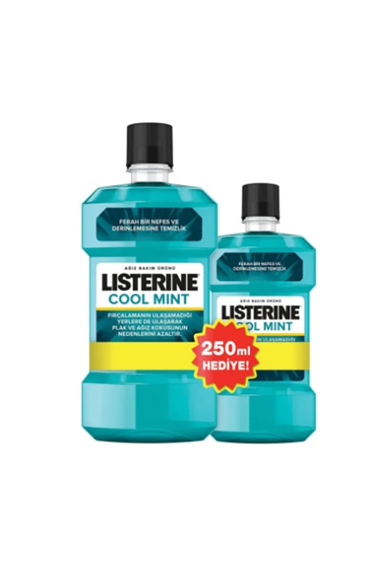 Lısterıne Agız Bakım Suyu 500ml+250ml Cool M.