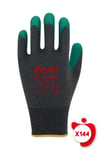 Beybi Pl17 Flex Yeşil Likralı İpten Örme Lateks İş Eldiven 10 Beden