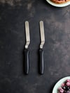 Eğik Oval Uçlu Pasta Sıvama Spatulası Paleti 15 Cm - Paslanmaz Çelik