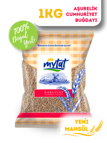 Mytat Doğal Yerli Üretim Aşurelik Cumhuriyet Buğdayı 1 kg