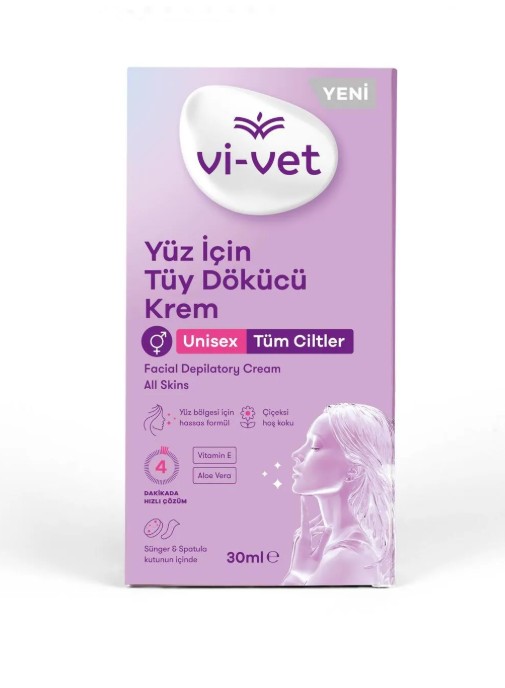Vi-vet Yüz İçin Tüy Dökücü Krem 30 Ml