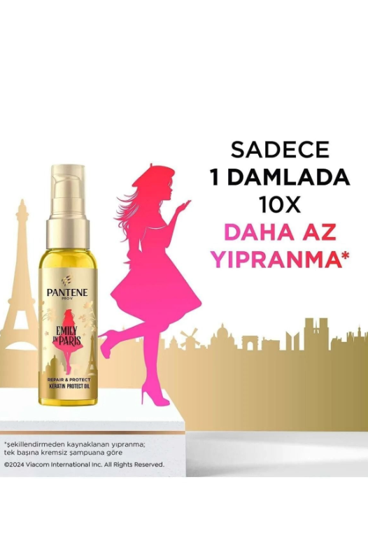 Pantene Emily İn Paris Keratin Koruyucu Yağ 100 Ml