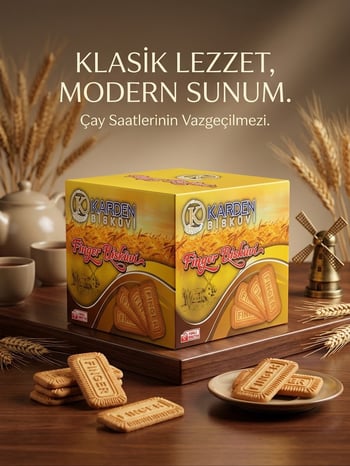 Karden Finger Bisküvi Dökme Aile Boyu 500 Gr
