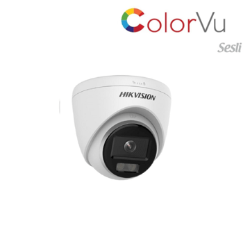 Hikvision Ds-2cd1347g2h-lıuf 4 Mp Dahili Sesli Colorvu Ip Dome Kamera H.265+