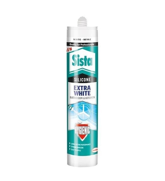 Sista Extra White Hygienic Banyo ve Mutfak Silikonu 280ml
