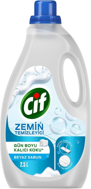 Cif Zemin Temizleyici Beyaz Sabun 2500 Ml