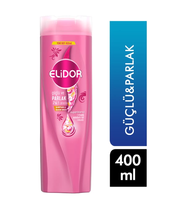 Elidor Şampuan Güçlü&parlak 2si 1 Arada 400 Ml