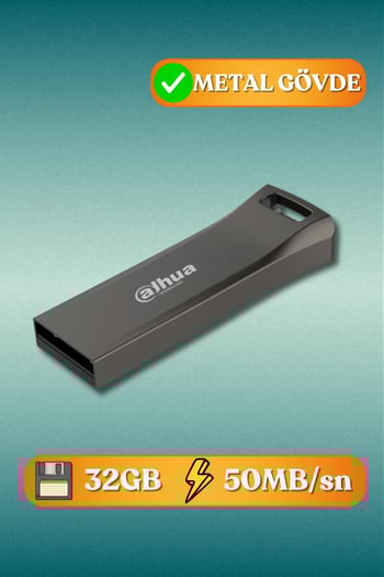 Dahua 32gb Metal Usb Bellek U156 Titan Gri