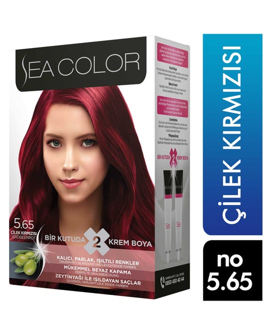 Sea Color Saç Boyası 5.65 Çilek Kırmızısı