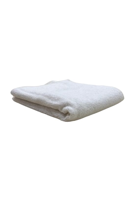 Kuaförler için Yüksek Emici A Kalite Baş Havlusu 90x50 Cm Beyaz
