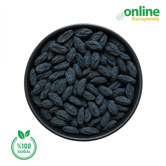 Online Kuruyemiş Siyah Üzüm Çekirdeksiz 1000 Gr