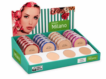 Madam Milano Compact Color Powder Kompakt Pudra – 4 Renk Seçeneği