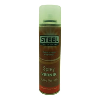Steel Ck-5067 Vernik Sprey ( 200ml ) ( Temizler & Onarır & Korur ) ( Ahşap- Metal- Polyester- Seramik- Taş )
