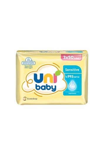 Uni Baby Sensitive Islak Mendil 3*50