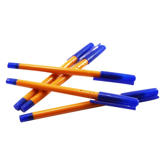 Trix Mavi Tükenmez Kalem Turuncu Gövde