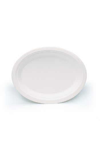 Roll-up Doğa Dostu Tabak Oval 25 Adet