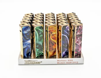 Torchkkk*25adet Desenli Metal