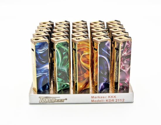 Torchkkk*25adet Desenli Metal