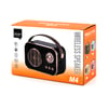 Platoon Pl-4641 (wireless) Hoparlör & Speaker (ışıklı) (usb Şarjlı) (renkli Kasa & Bronz Çerçeve)(usb & Dc 5v & Tf)