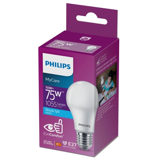 Philips Led 10-75w Ampul 6500k Beyaz İşik