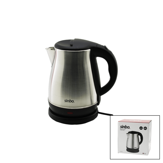 Sinbo Sk-8028 ( Çelik ) Kettle Su Isıtıcısı (kablosuz Kullanım) ( 1.8lt ) (360° Dönebilme) (otomatik Kapanma)