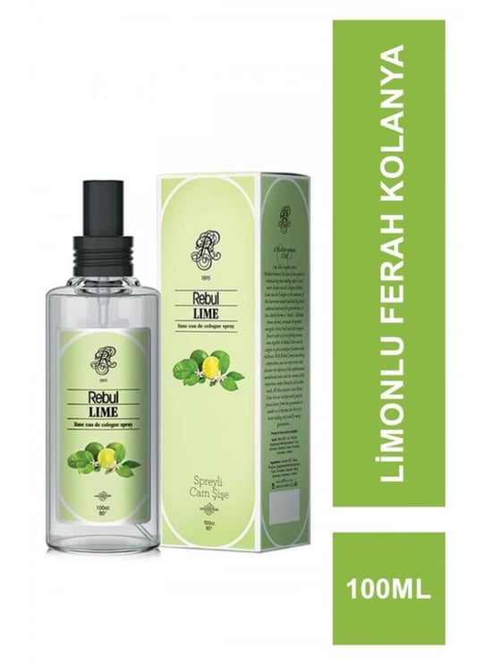 Rebul Kolonya 100 Ml Lime Spreyli Cam Şişe