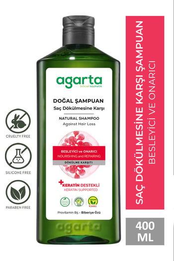 Saç Dökülmesine Karşı Bitkisel Tuzsuz Şampuan 400 Ml (biberiye Özlü)
