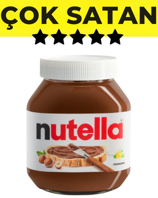 nutella, Kakaolu Fındık Kreması, sürmelik çikolata, krem çikolata, kahvaltılık çikolata, nutella fiyatları, toptan nutella