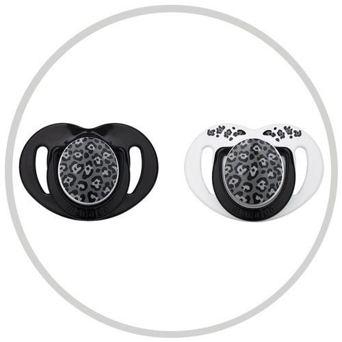 Mamajoo Emzik Saklama Kutulu Antrasit Leopar Desenli 0 Ay+ 2 li