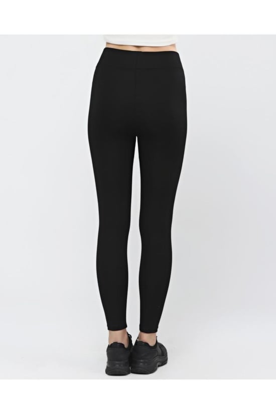 Thiff Kadın Siyah Toparlayıcı Sıkılaştırıcı Çelik Örme Tayt