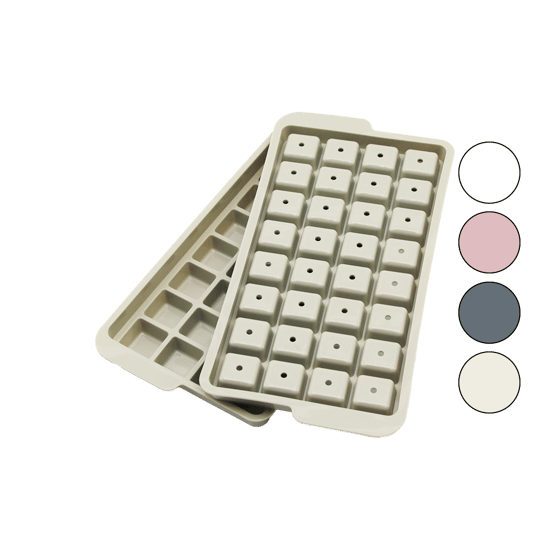 Plastlife Kp-162 ( Kare Şekil ) ( 32li ) Buzluk Kapaklı ( Renkli Plastik )