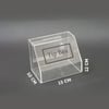Tipbox - Bahşiş Kutusu Şeffaf - 15x10xh12cm