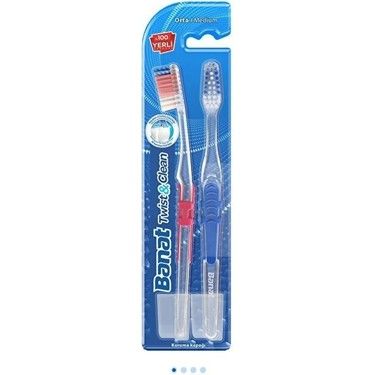 Banat Twist & Clean Diş Fırçası 2'li Orta