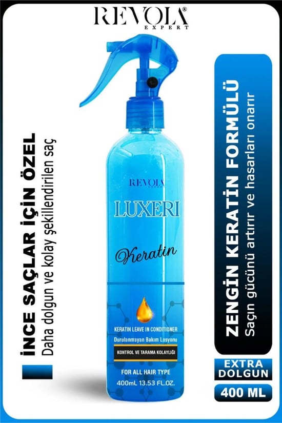 Revola Expert Luxeri Kontrol ve Tarama Kolaylığı Fön Suyu 400 Ml Keratin