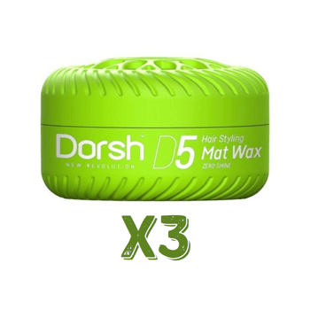 Dorsh Saç Şekillendirici Wax Mat Wax D5 150 Ml 3 Adet