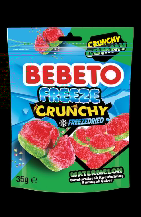 Bebeto Freeze Crunchy Karpuz 35 Gr