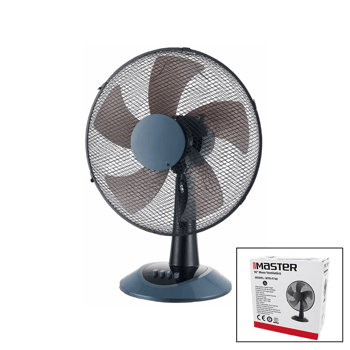 Master Mtr-f740 ( 16" İnç ) Masa Üstü Vantilatör ( 50w ) ( 5 Kanat & 3 Kademe Hız & Çap: 40cm ) Fan