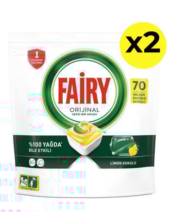 Fairy Hepsi Bir Arada 140 Yıkama Bulaşık Makinesi Tableti