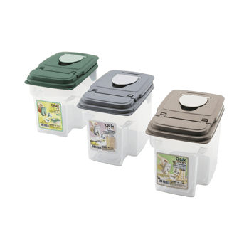Qlux Freshmax L-00943 (no-1) (1.8lt) Erzak Kabı (aç-kapa Dökme Ağız) (oyuklu Tutuş) (şeffaf Pls.kap & Renkli Pls.kapak)