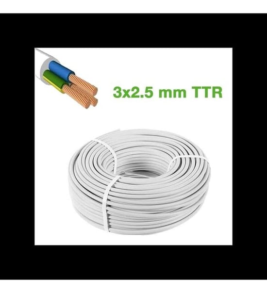 3x2.5 Cca Ttr Kablo (100 Metre)